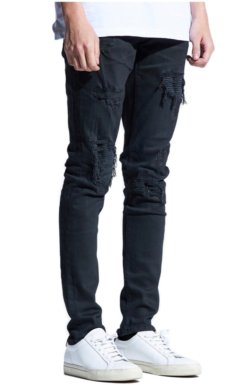 Embellish - Rip & Repair Black Jean