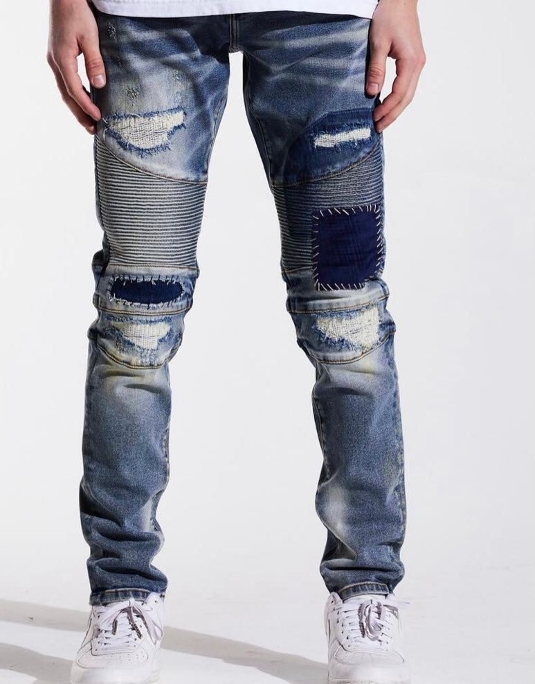 Crysp - SKYWALKER BIKER Patch Dark Blue