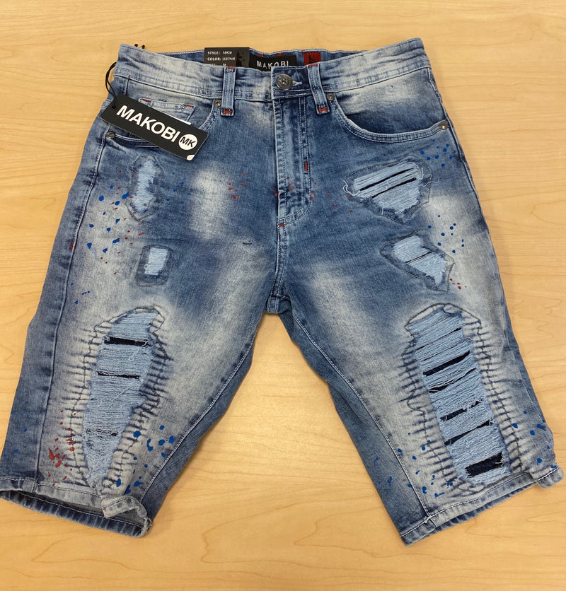 Makobi - M920 Light Wash Short