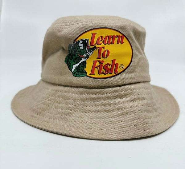 Fly Supply - Learn To Fish Bucket Hat Cream