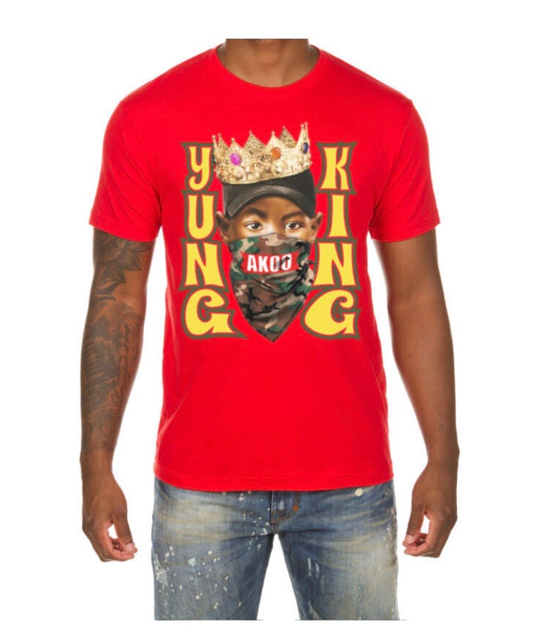 Akoo - Yung King Red Tee 711-1202