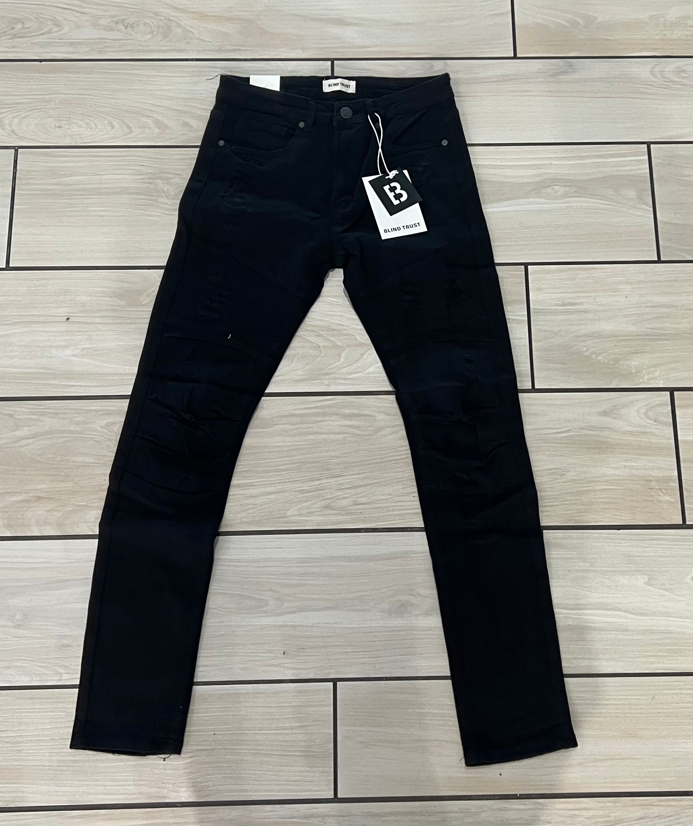 Blind Trust - BTP18633 Black Jean
