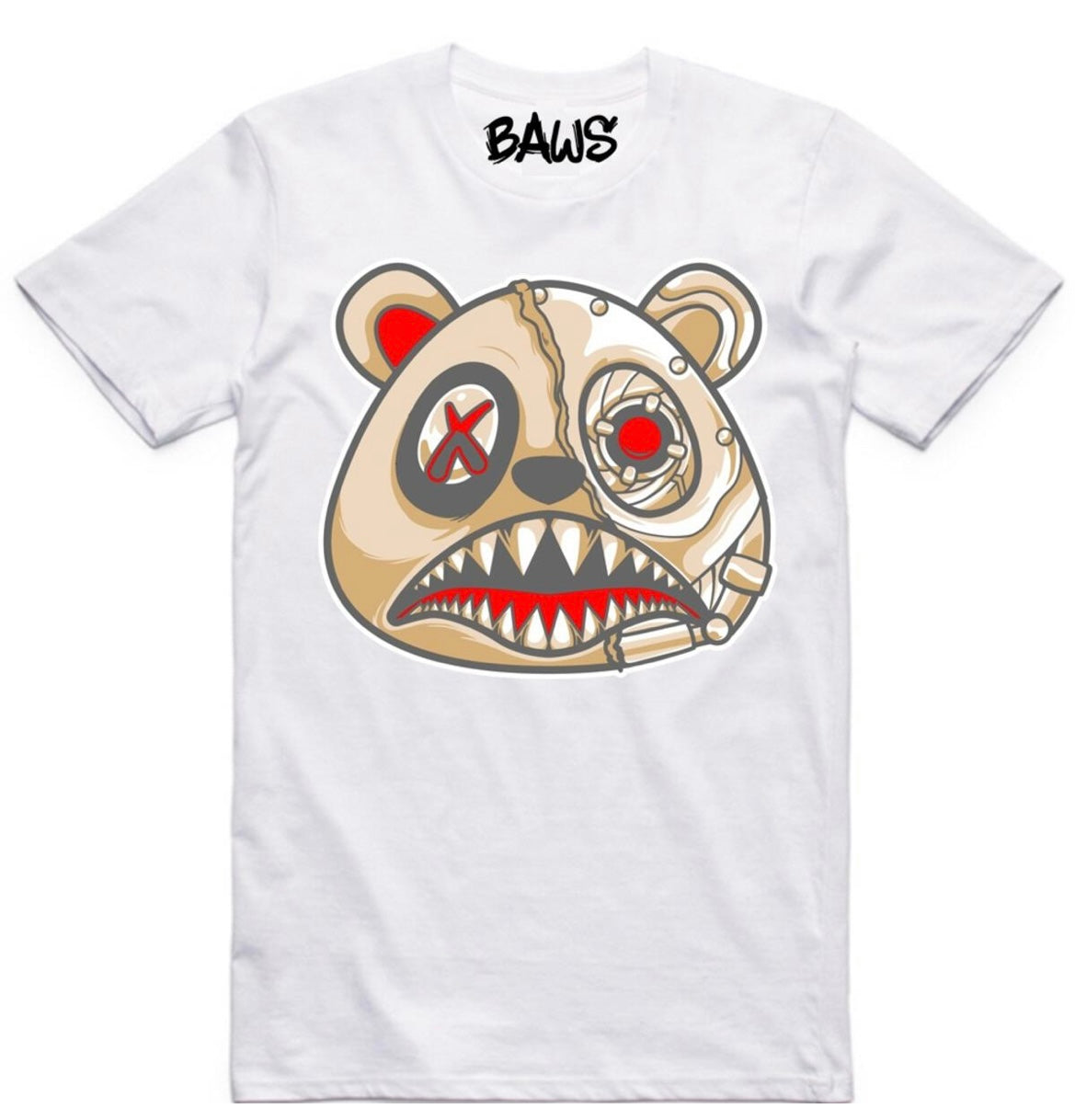 Baws - Robot Destroyer White Cream Tee