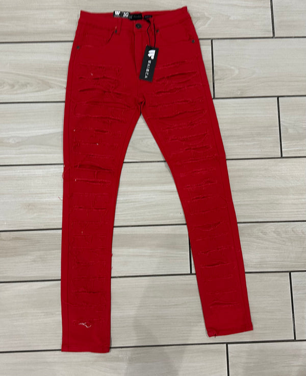 Waimen - M5427T Red Jean