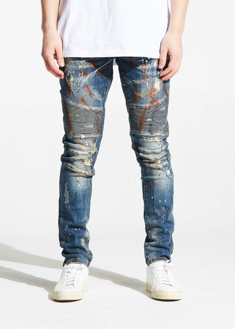 Embellish - Jeans Paint Biker
