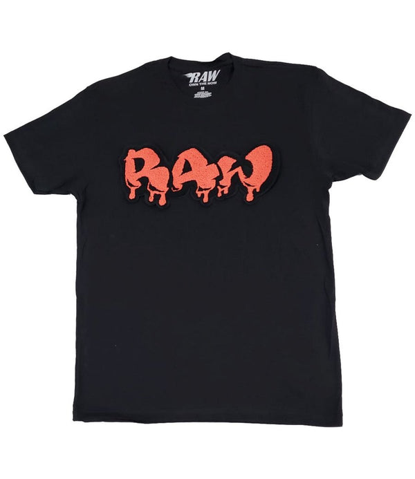 Rawalty - Drip RAW Black / Peach Tee