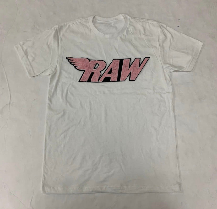 Rawalty - RAW White / Pink Tee