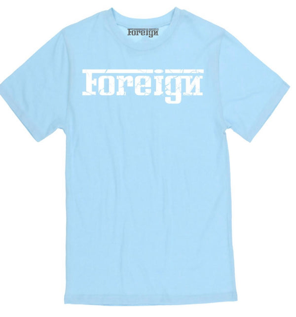 Foreign - Sky blue / White tee