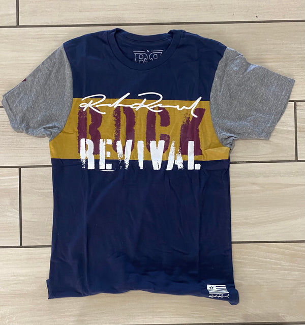 Rock Revival - TES4962 Navy Grey Tee