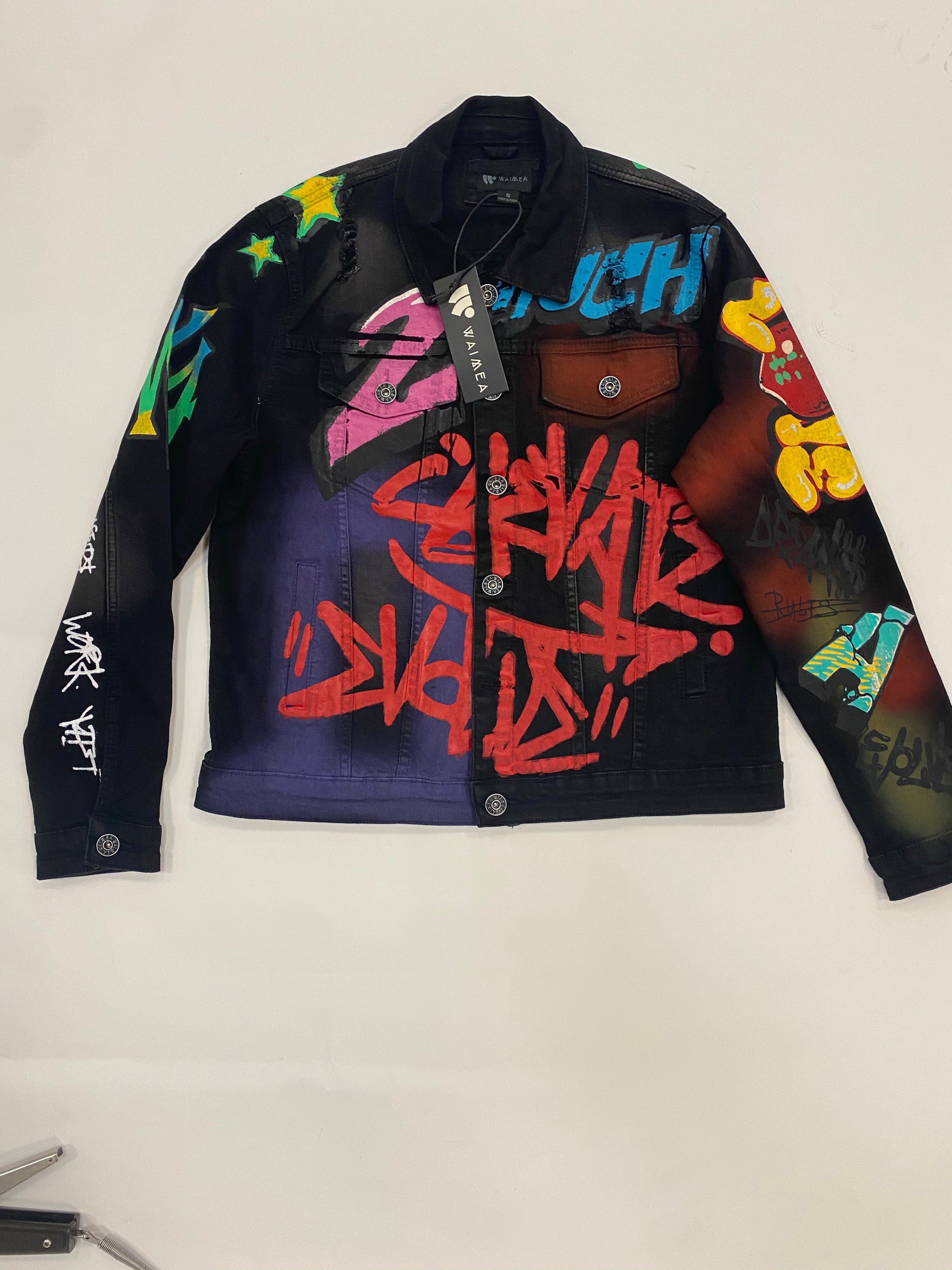 Waimen - Jacket Black Wash M6153D