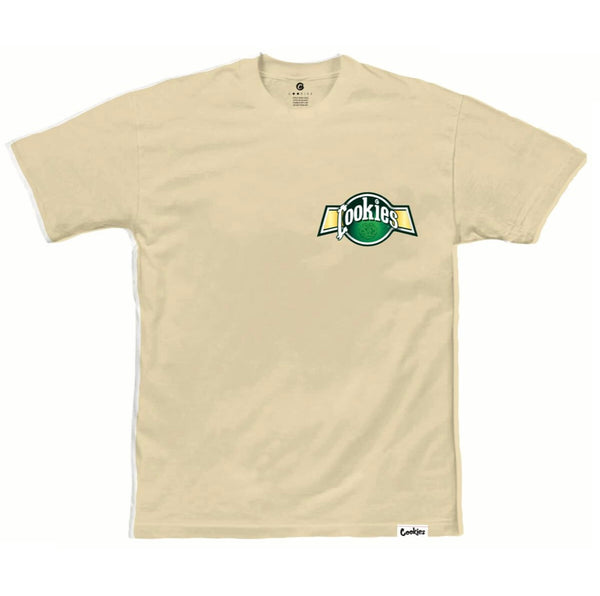 Cookies - FRONT TO BACK LOGO Khaki Tee