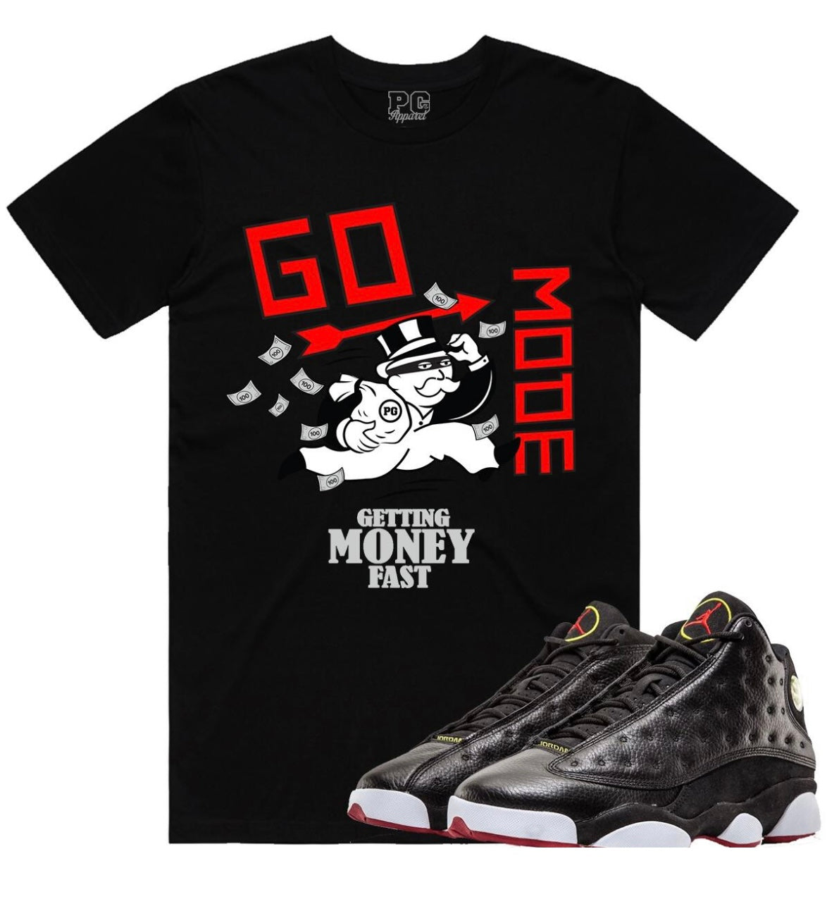 Planet of grapes - Go Mode Black Tee
