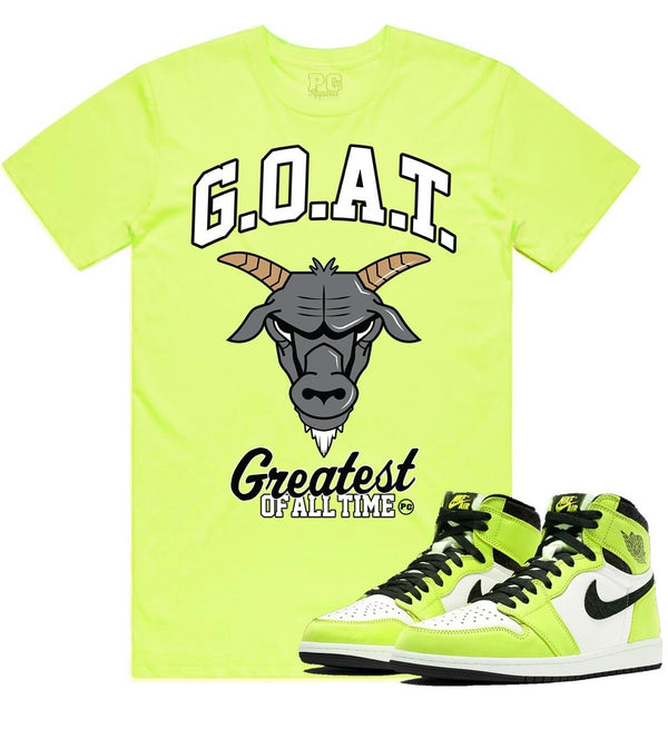 Planet of grapes - Goat Lime / Yellow Tee