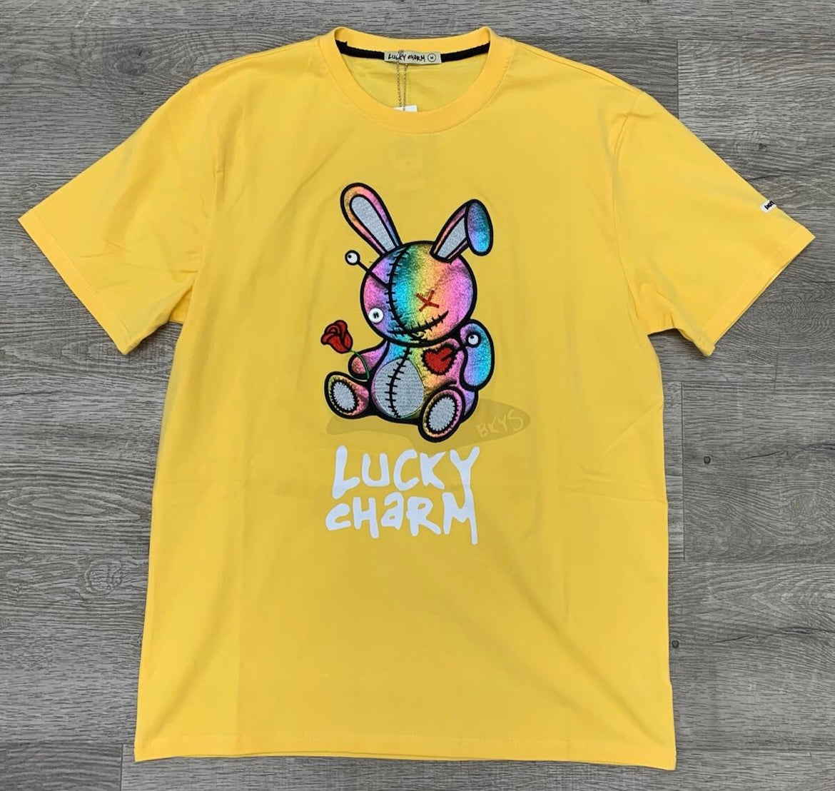 Black Keys - Lucky Charm HOLOGRAM Easter Yellow Tee