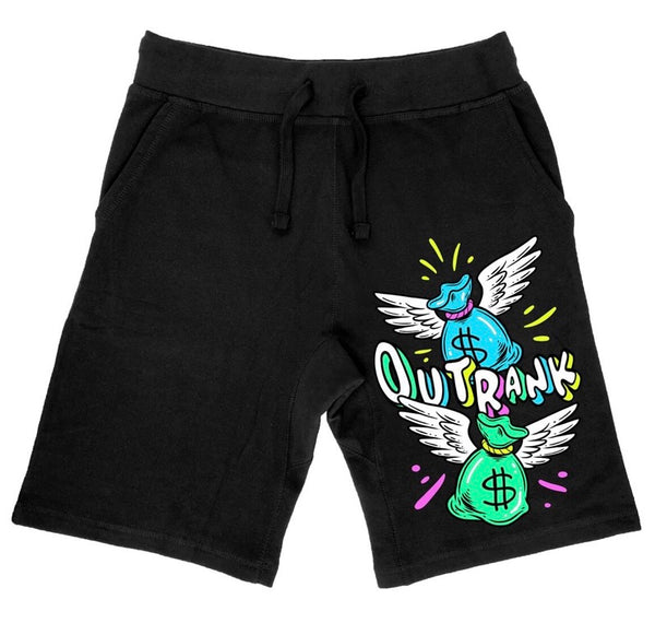 Outrank - Too Up Shorts Black Shorts
