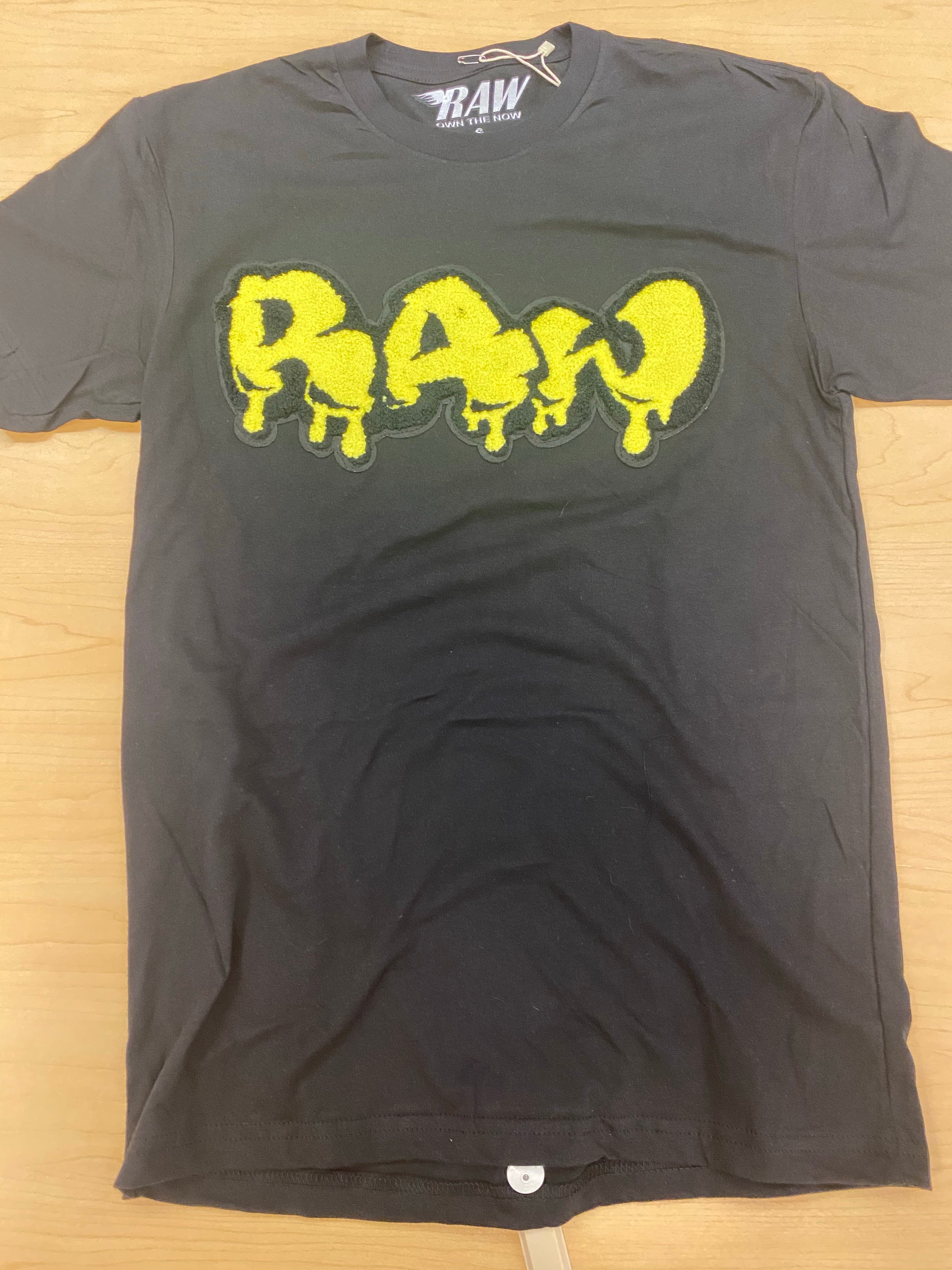 Rawalty - Drip Raw Black Yellow Tee