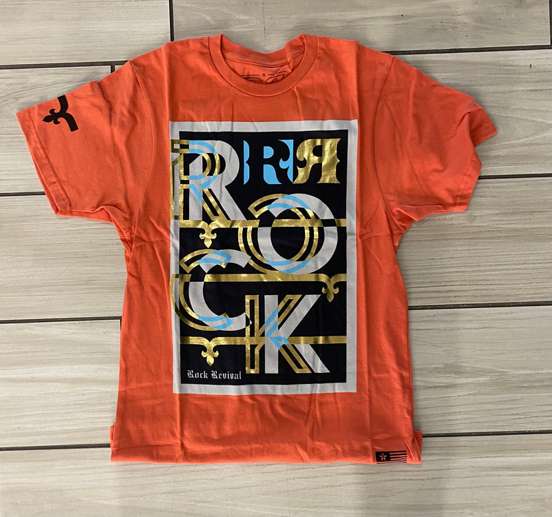 Rock revival - Tes4974 Orange T Shirt
