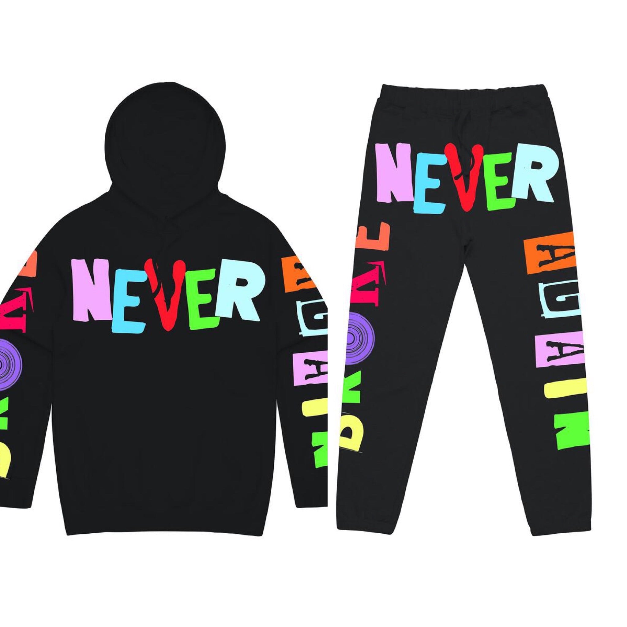 Never Broke Again - Spiral Set Black