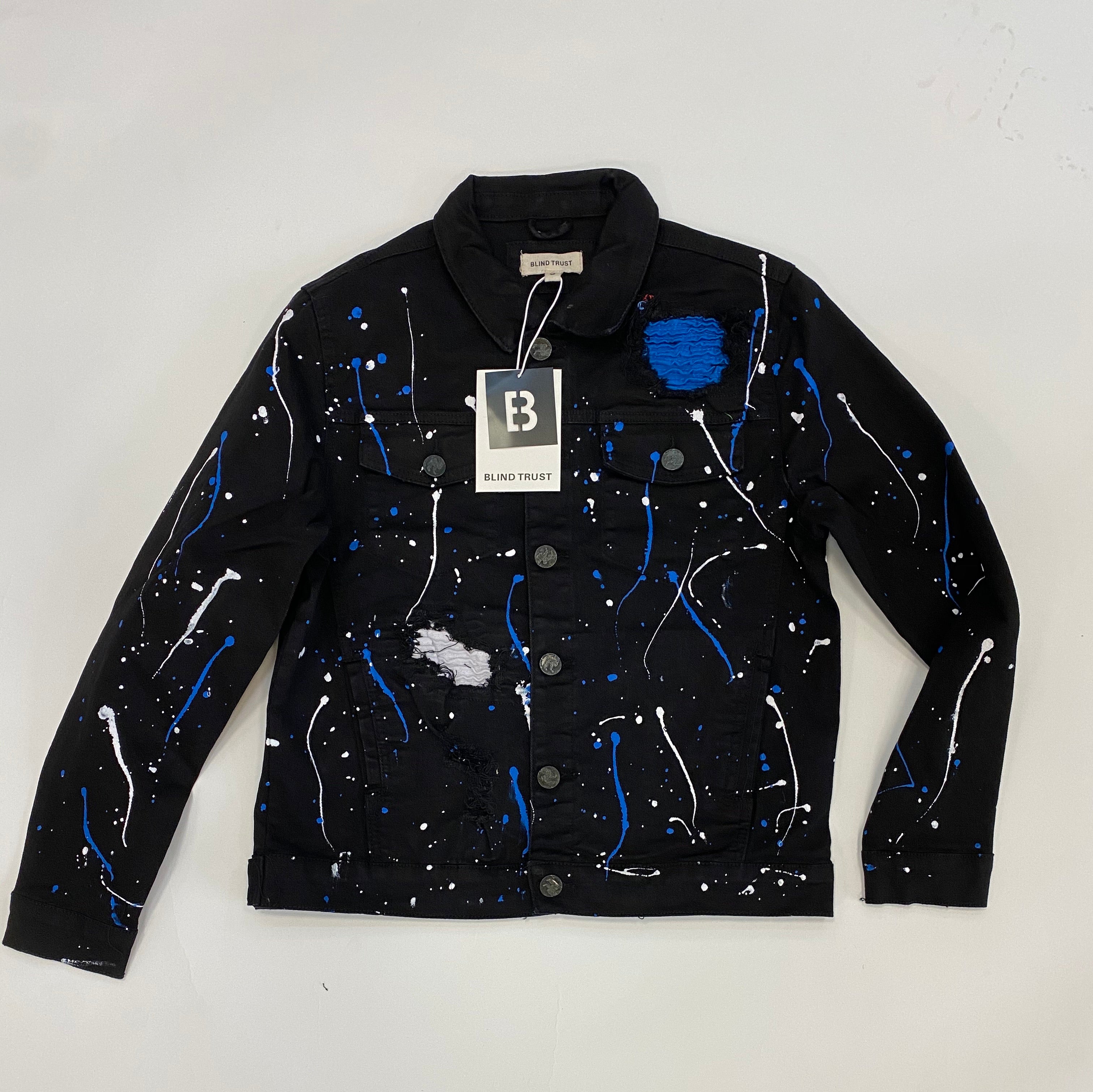 Blind Trust - Black / Royal Blue / White Jacket