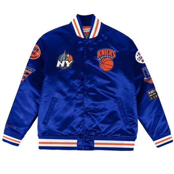 Mitchell & Ness -  Champ City Satin Jacket New York Knicks