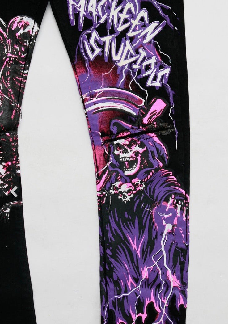 Mackeen - MERCY DENIM PANT BLACK