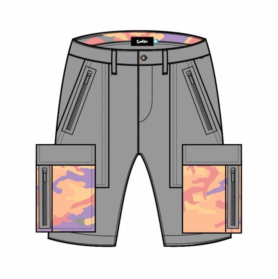 Cookies - Shorts Grey Short