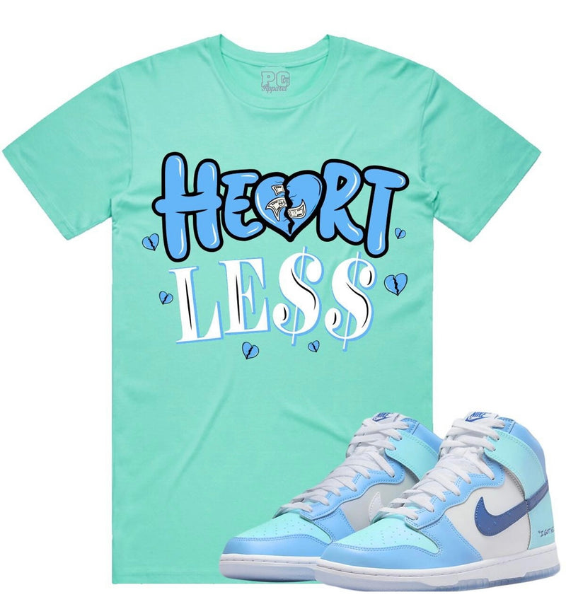 Planet of grapes - Heart Less Mint Green Tee