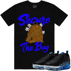 Planet Of The Grapes - SECURE THE BAG Black / Royal Tee