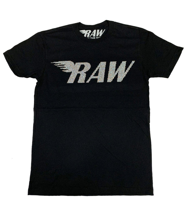 Rawalty - BLING Raw Black / Silver Tee