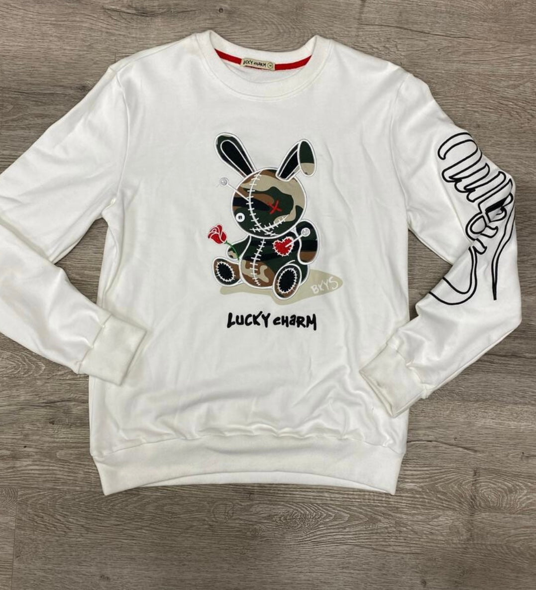 Black Keys - Crewneck Lucky Charm  Khaki / Camo