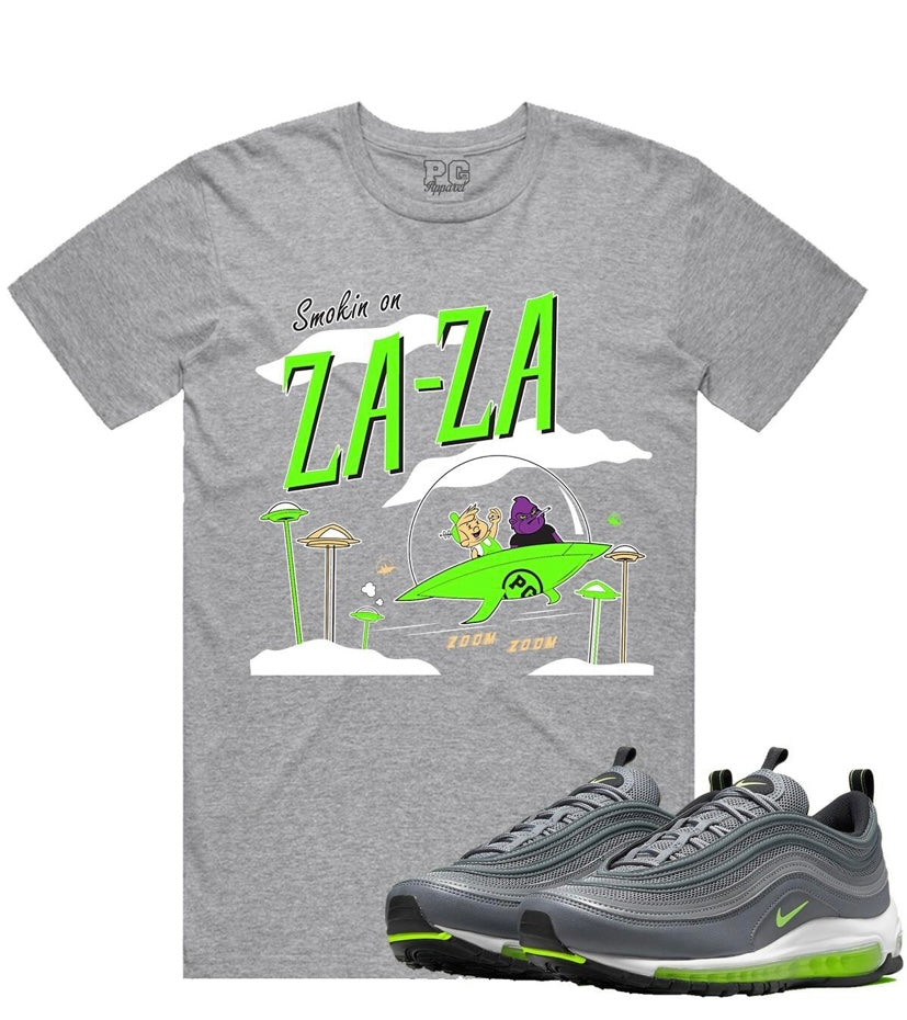 Planet Of Grapes - ZaZa Light Grey Tee