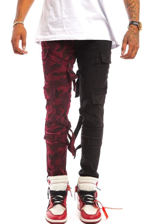 Reelstic - Camo Maroon / Black