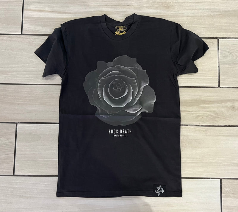 Hasta - F Death Rose Black Tee