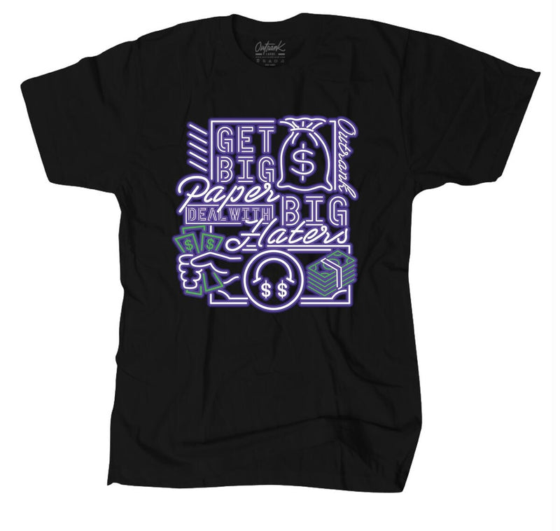 Outrank - Get Big Black / Purple Tee