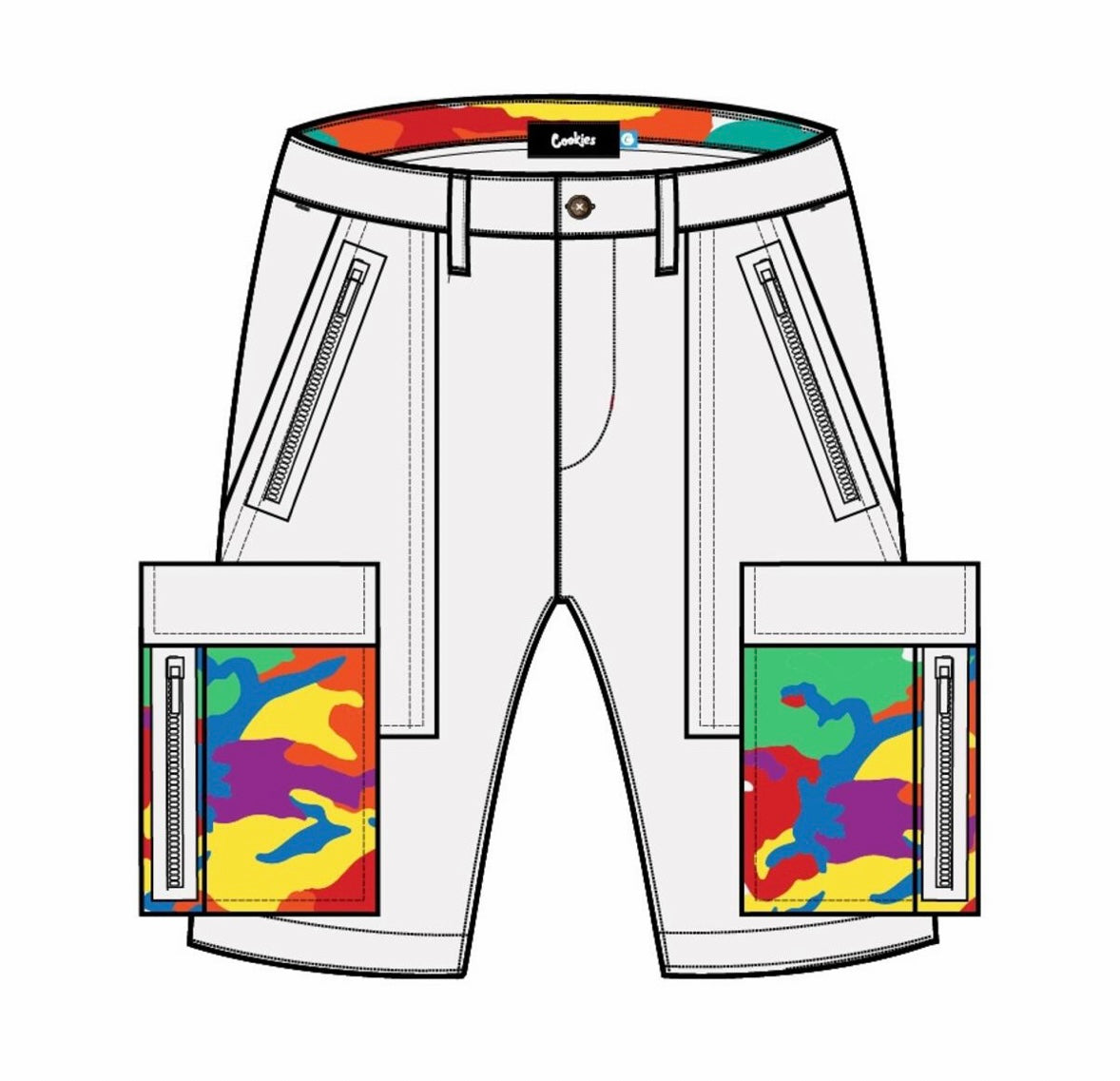 Cookies - Shorts White Short