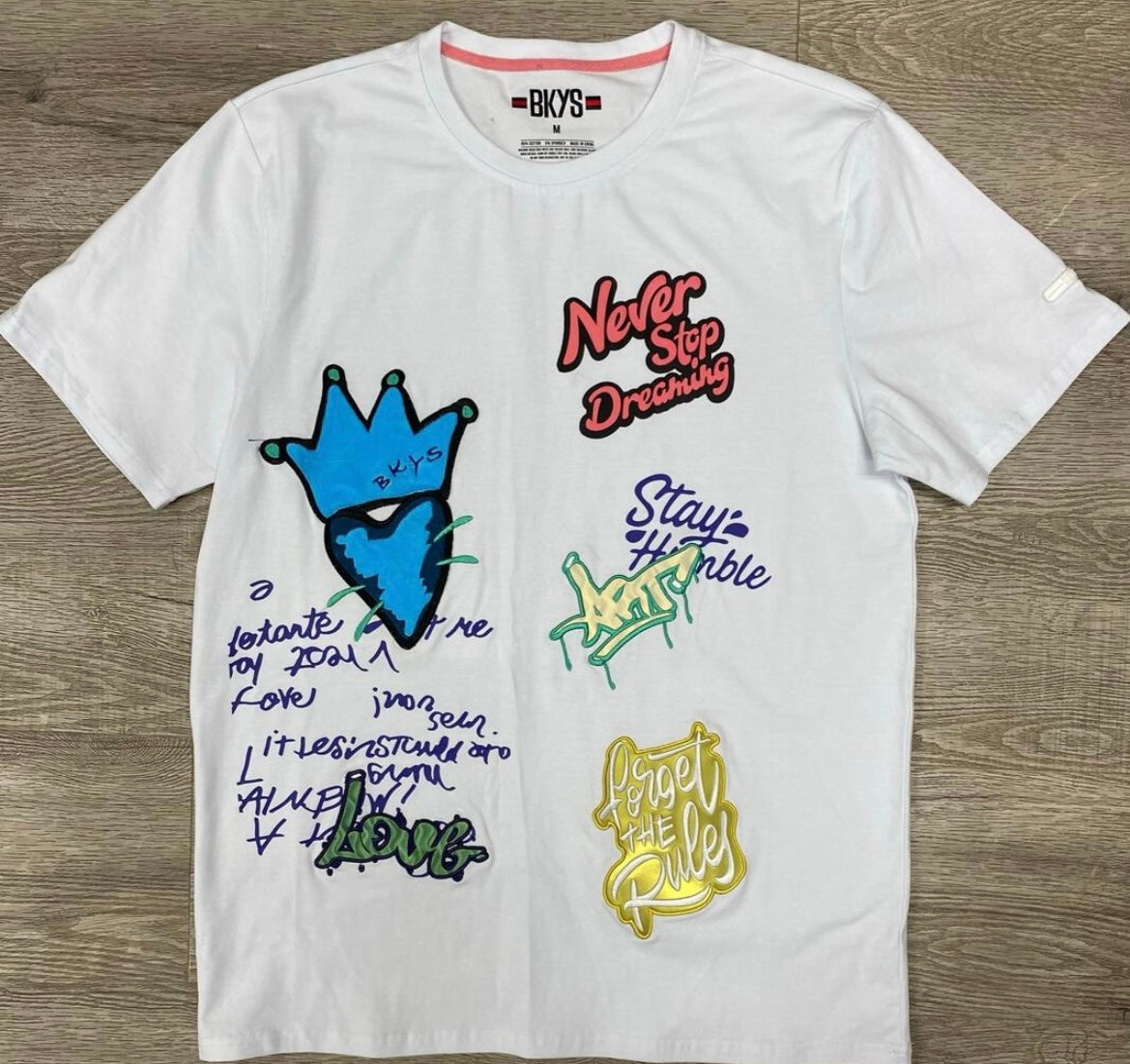 Black Keys - Never Stop Dreaming White Tee