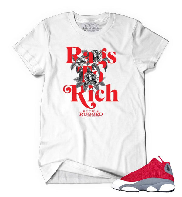 Rich & Rugged - Rats & Rugged White / Green / Red Tee