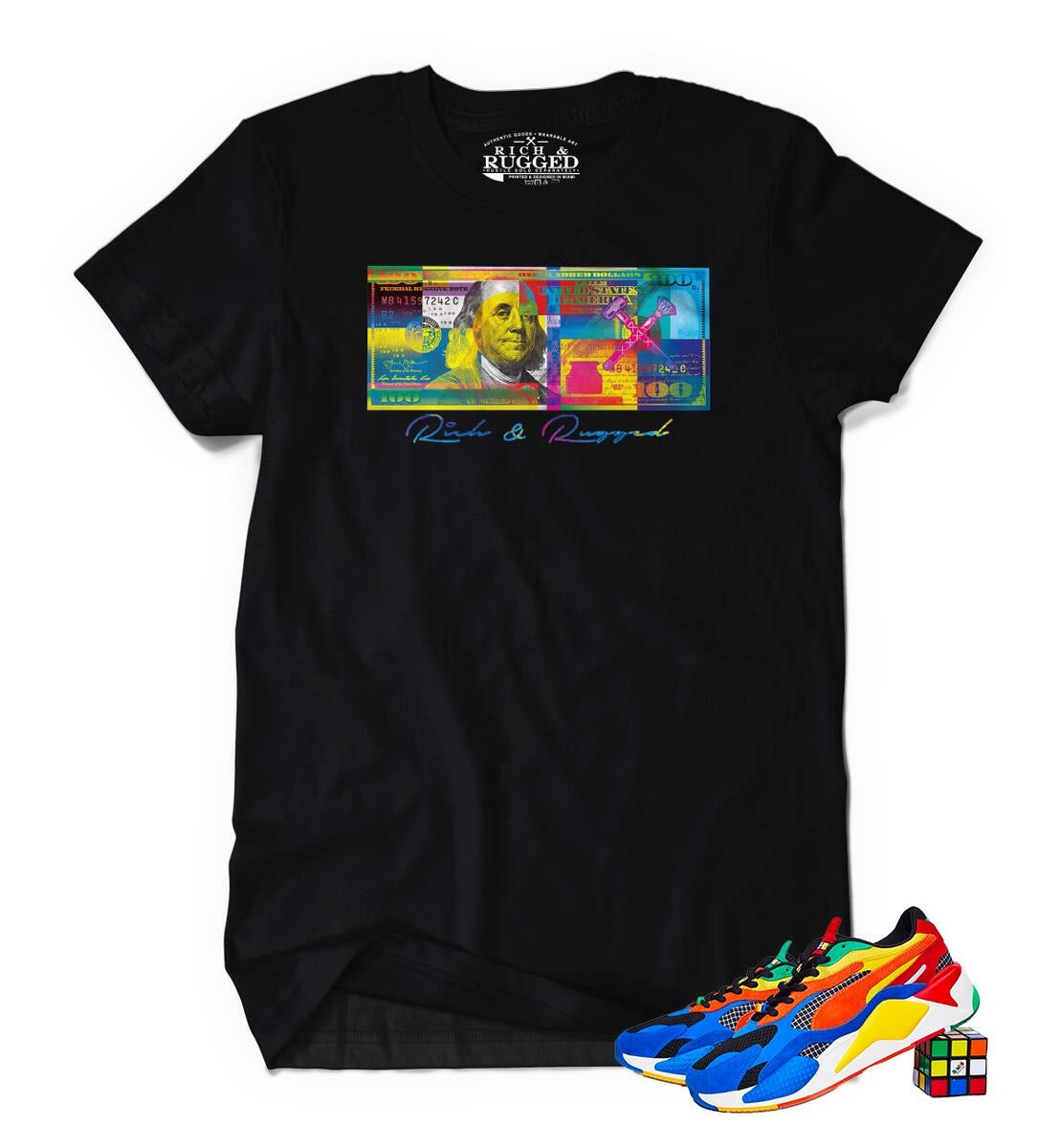 Rich & Rugged - 100 Bill T Shirt
