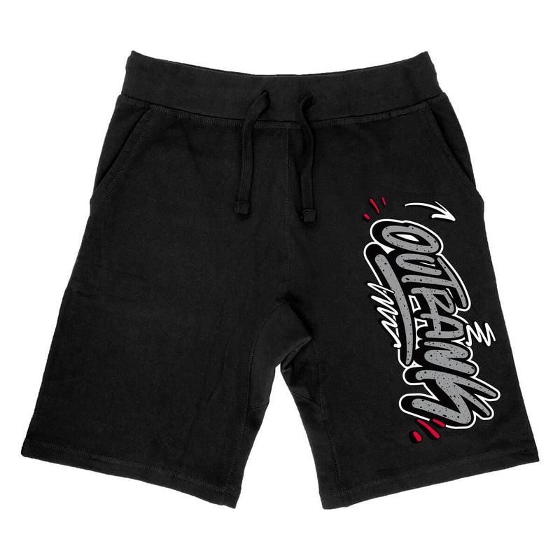 Outrank - Smoking Haters Outrank Black Shorts