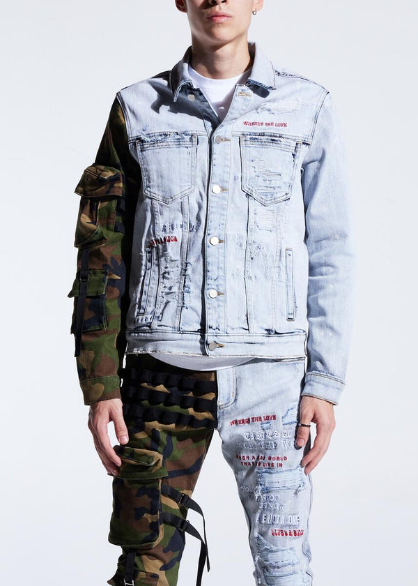 Embellish - ANDER DENIM JACKET Camo