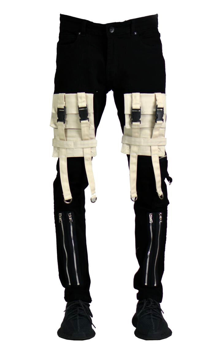 Focus - Black / Cream 3307 Cargo Jean