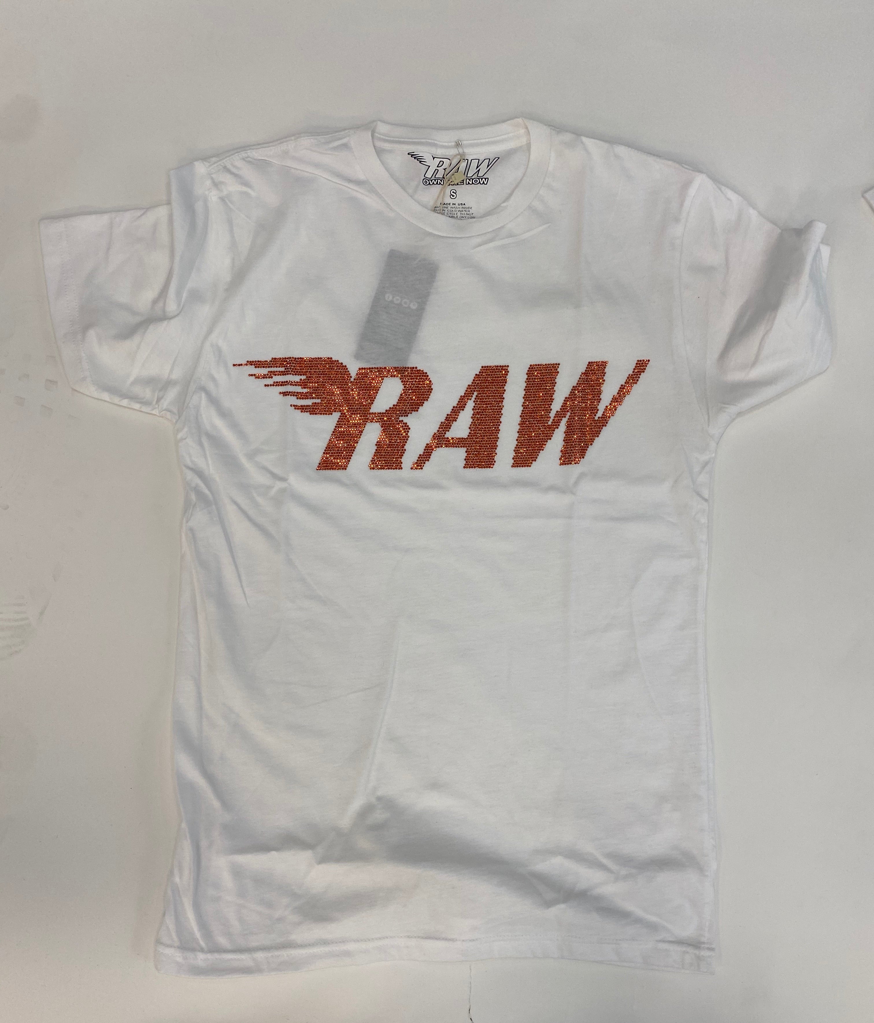 Rawalty - Bling RAW Red / White Tee