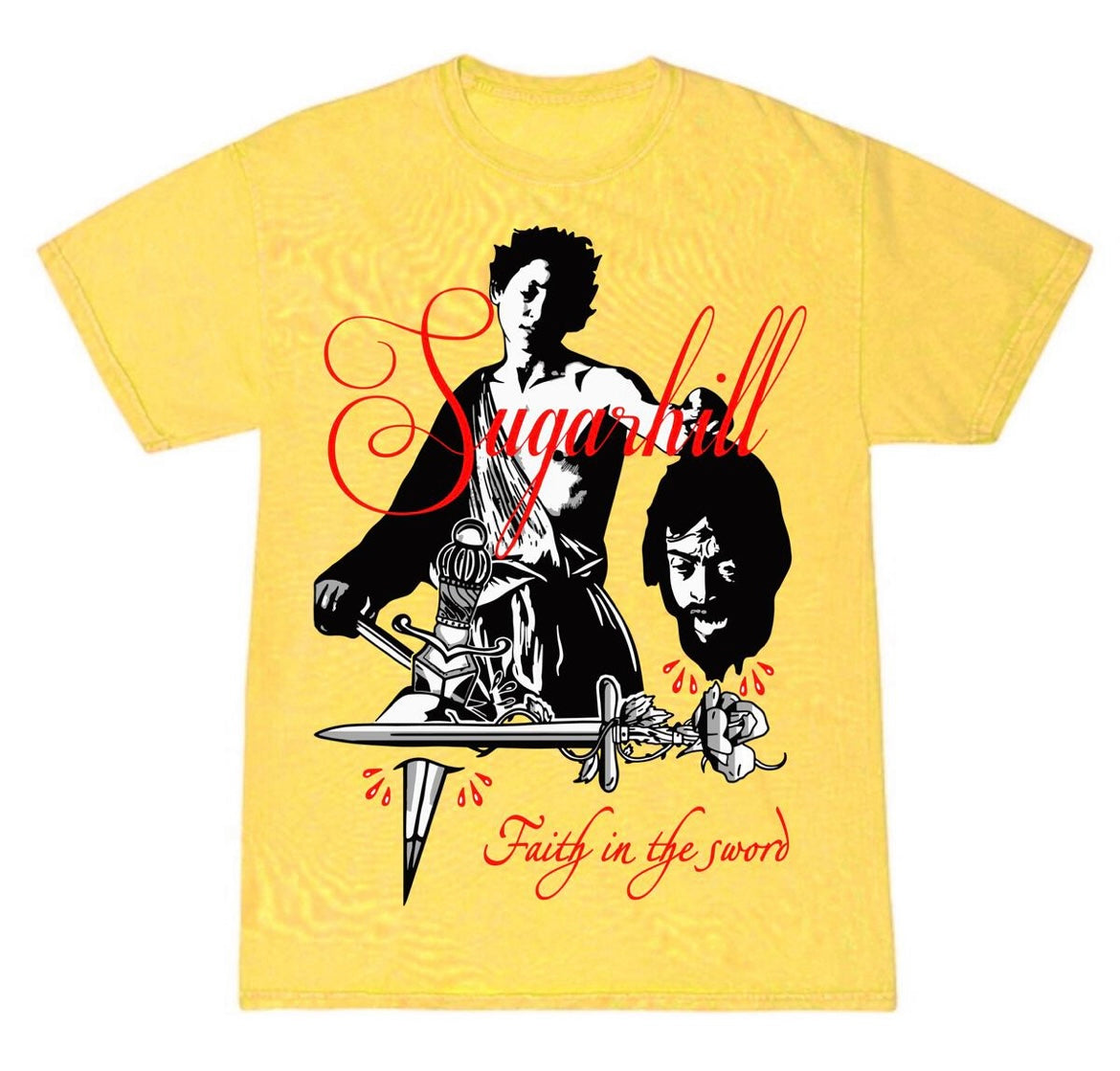 Sugar Hill - THE SWORD T-SHIRT Yellow Tee