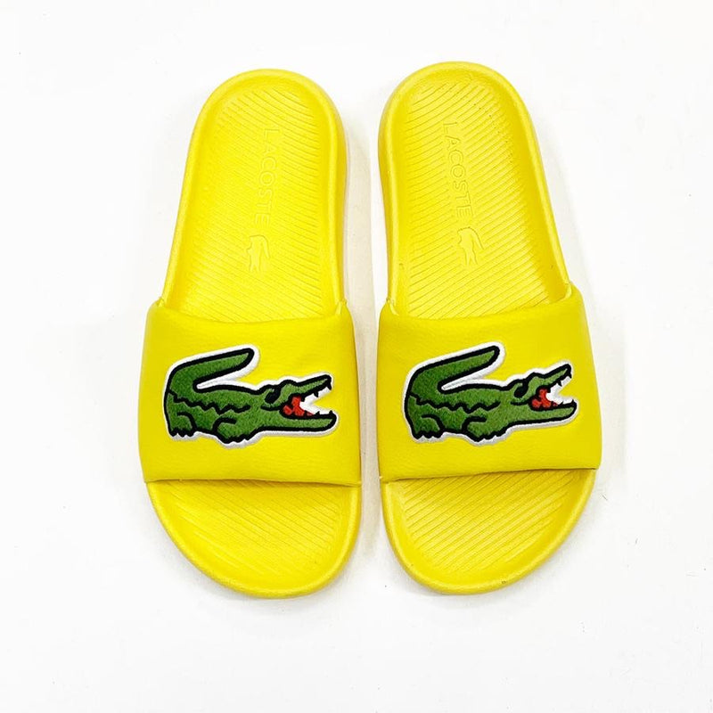 Lacoste Slides - Yellow Slides