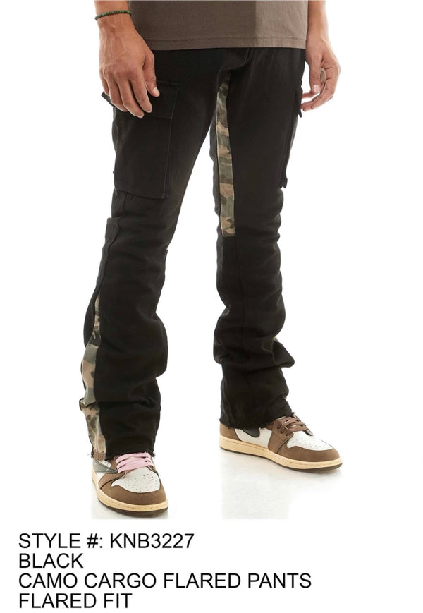 KDNK - KNB3227 Black / Camo Jean