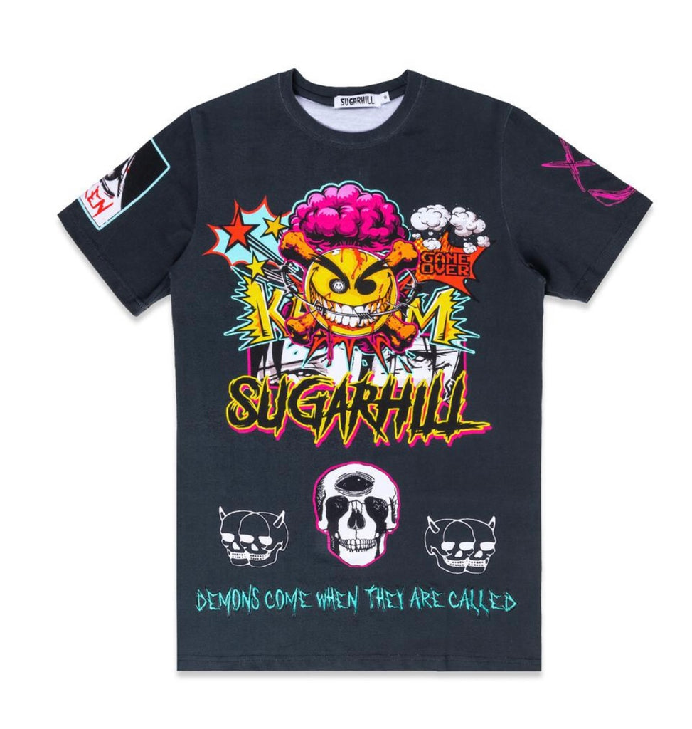 Sugar hill - DEMONS Black tee – Empire Clothing Shop