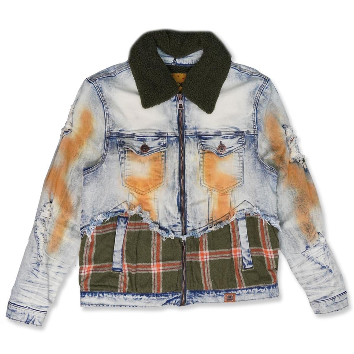 Makobi - Jacket MAKOBI DENIM JACKET W/ SHERPA LINING