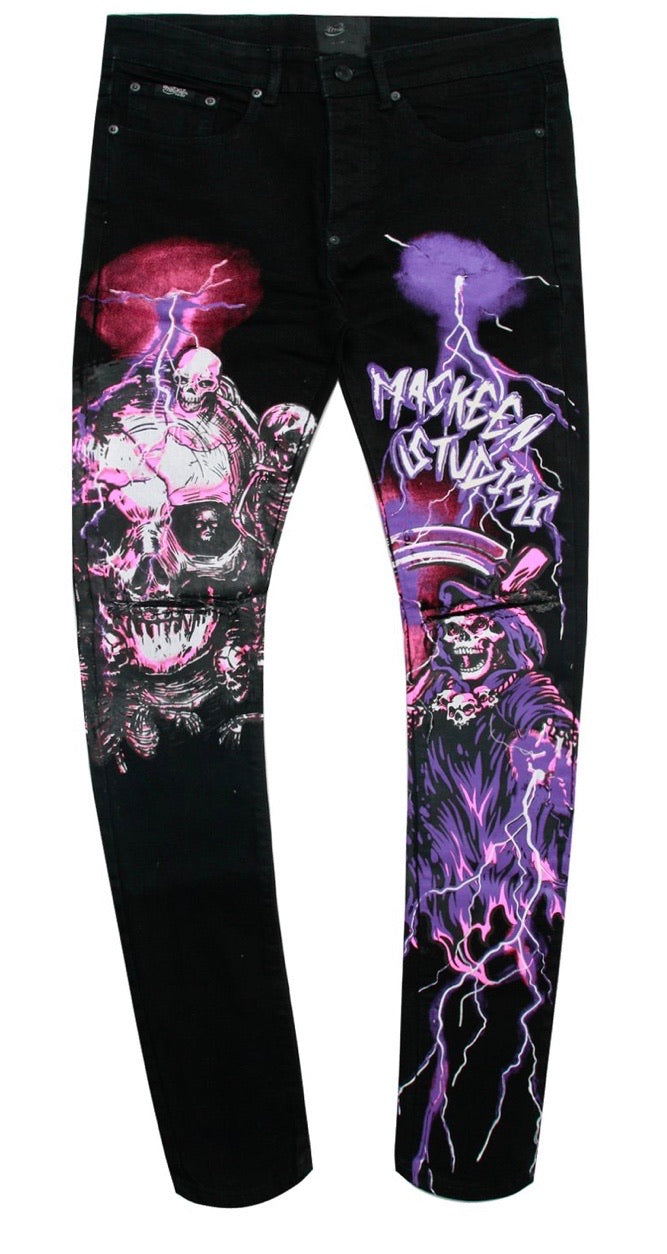 Mackeen - MERCY DENIM PANT BLACK