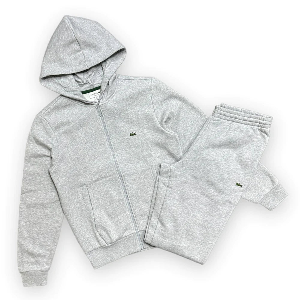 LACOSTE グレー クロップドジャケット Lacoste Track Jackets - Sport Stretch Zip Sweatshirt