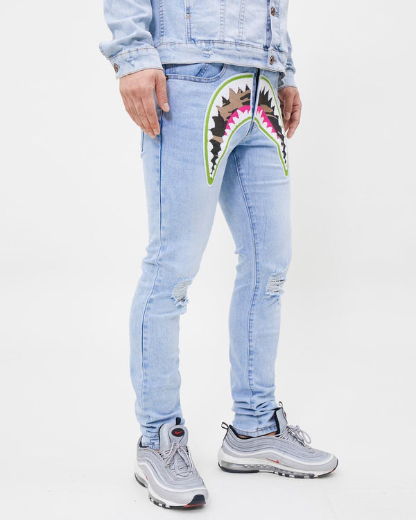 Eternity - Light Wash Shark Mouth Jean